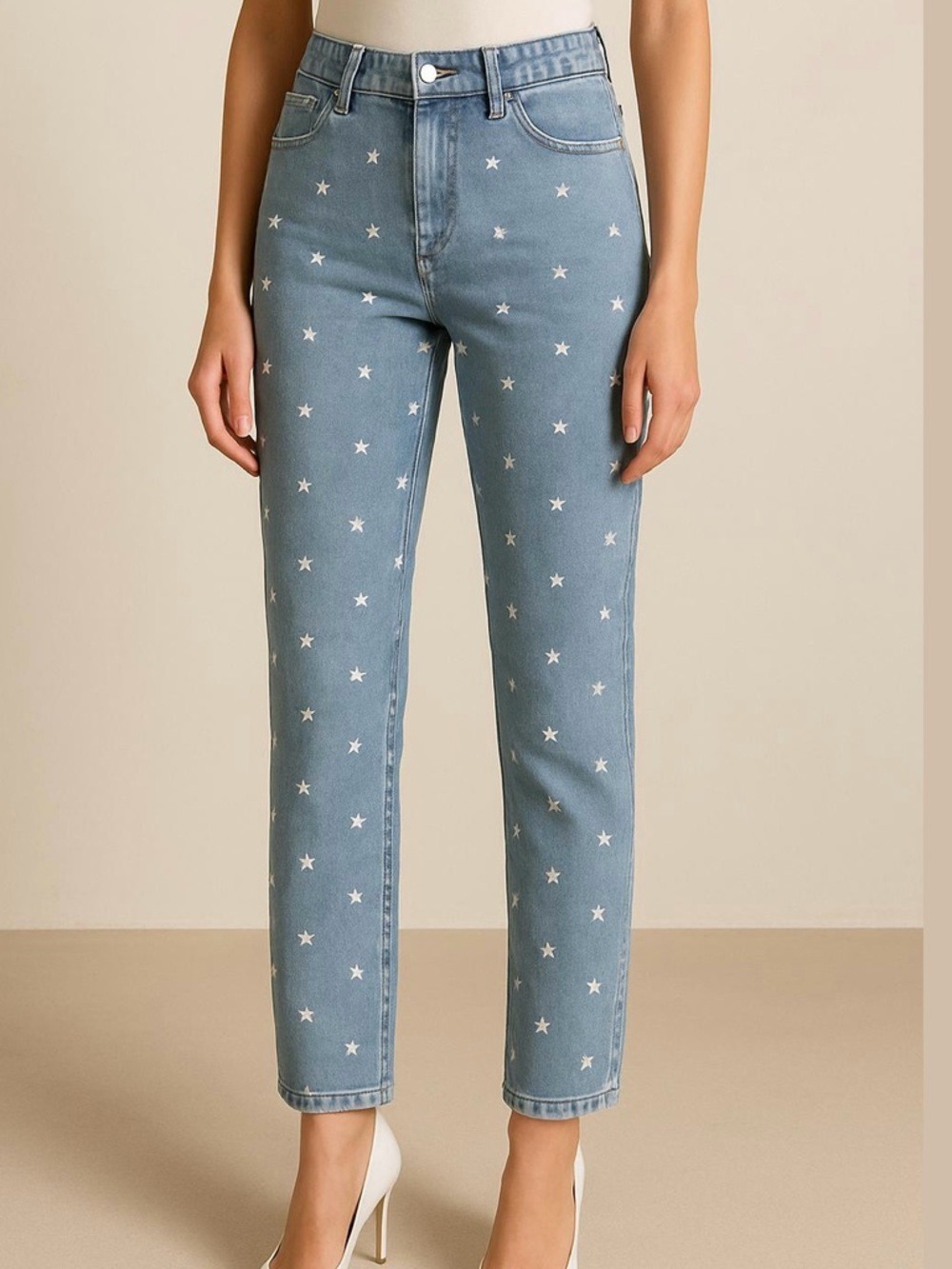 ($90) Stella McCartney Star Patterned Jeans